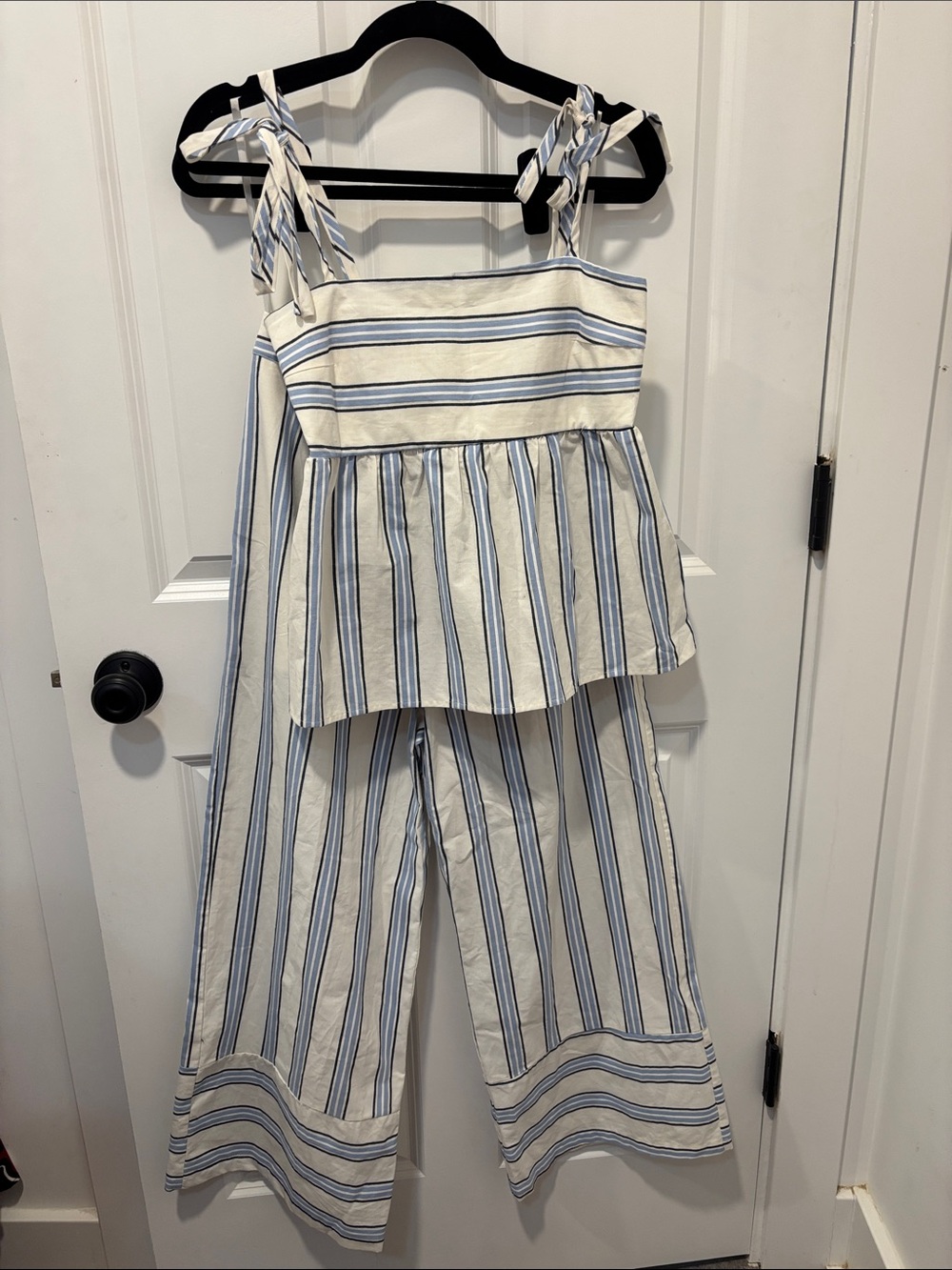 Klesis Striped Blue & White Two Piece Set - Small